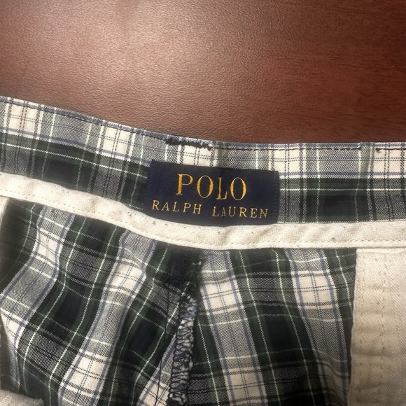 Polo Ralph Lauren Shorts Mens Size 34 Chino Plaid Golf Streetwear Cotton Preppy - Picture 4 of 8
